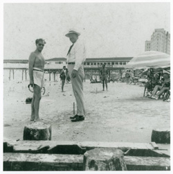 LeRoy Colombo on the beach