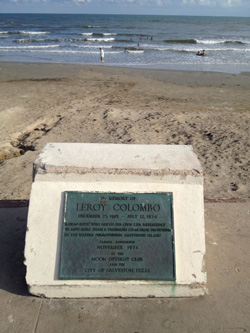 LeRoy Colombo on the beach