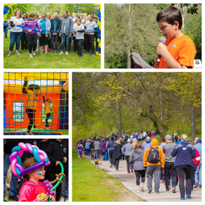 At a VisionWalk for The Foundation Fighting Blindness