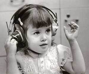 Debbie Wright as a child.