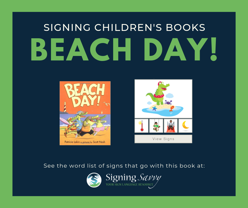 Signing Children's Books: Beach Day!