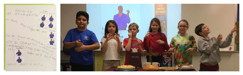 Presenting finished book