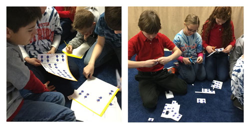 Students making book