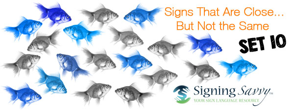 Signs That Are Close... But Not the Same - Set 10