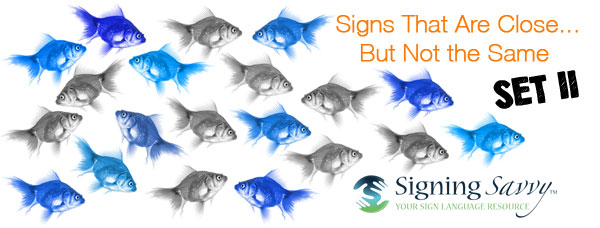 Signs That Are Close... But Not the Same - Set 11