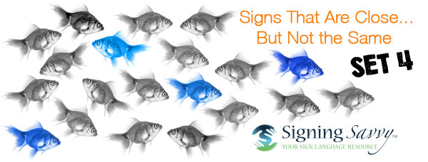 Signs That Are Close... But Not the Same - Set 4