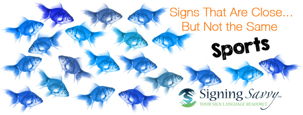 Signs That Are Close... But Not the Same — Sports
