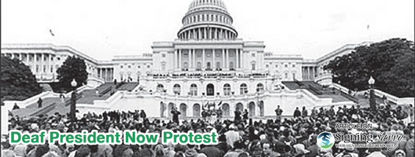 Deaf President Now Protest