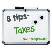 Interpreter 4-1-1: Tax Tips for Interpreters