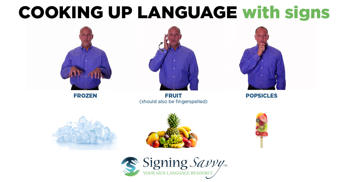 Sign language for food