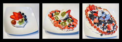 Individual Fruit Pizzas