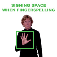 Signing Space When Fingerspelling